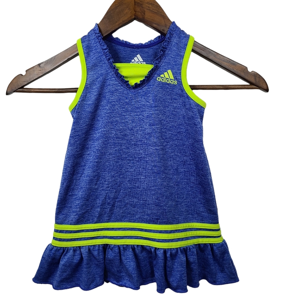 Baby Adidas Blue Green Dress 18 Months
